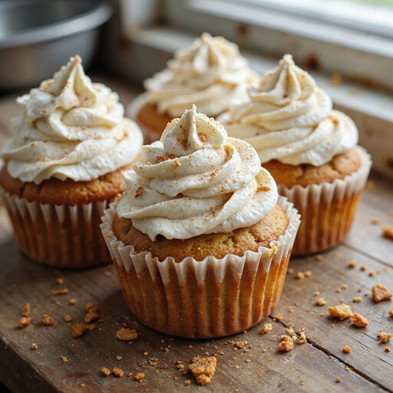 spiced apple cinnamon cupcakes