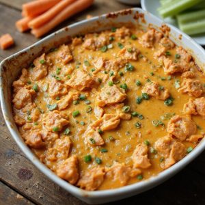 spicy creamy buffalo chicken dip