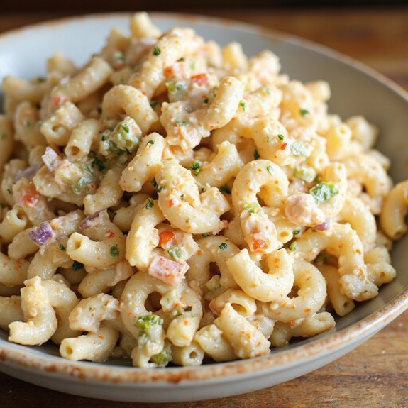 spicy creamy cajun pasta salad