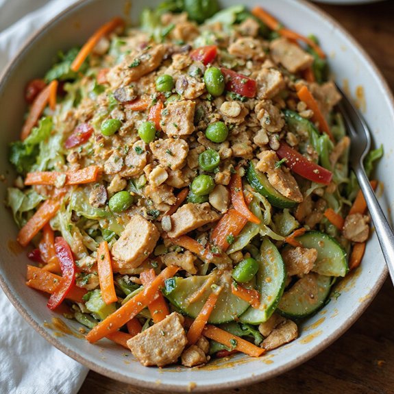 spicy peanut thai crunch