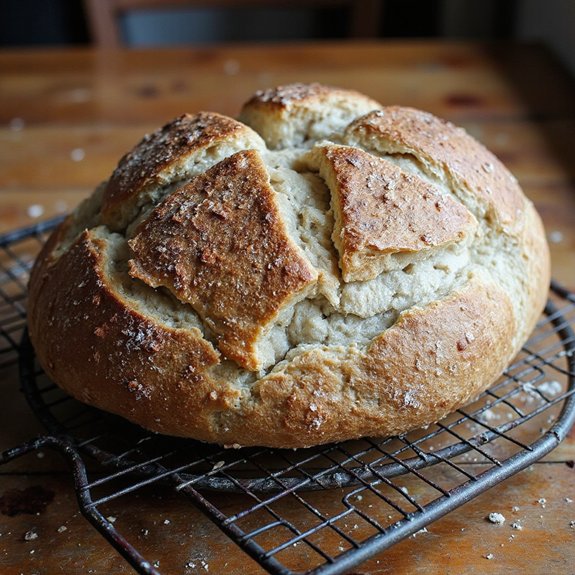 starter fermentation shaping crusty loaf