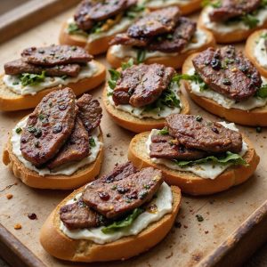 steak crostini appetizer recipe