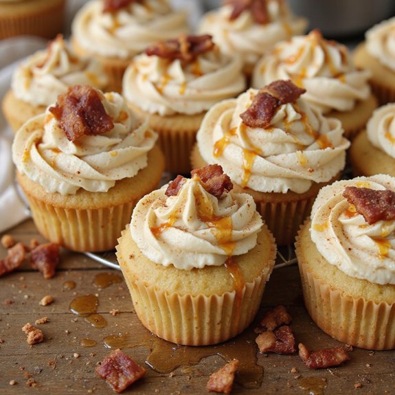 sweet cinnamon eggy cupcakes