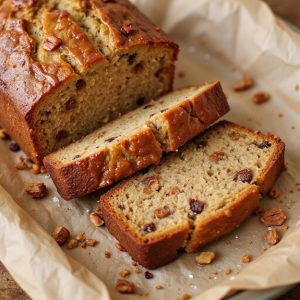 sweet salty banana loaf