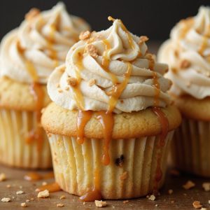 sweet sticky brown buttercupcakes