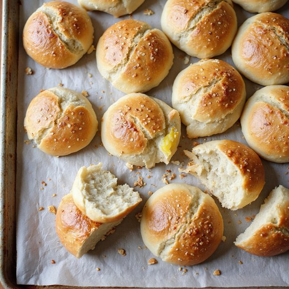 tangy fermented sandwich buns