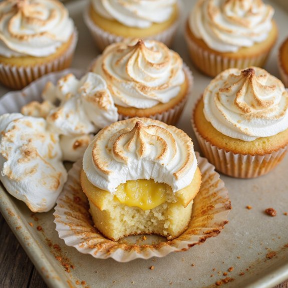 tangy lemon meringue cupcakes