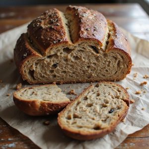 tangy rustic rye loaf