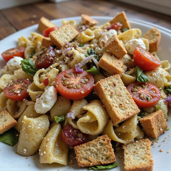 tomato basil garlic pasta
