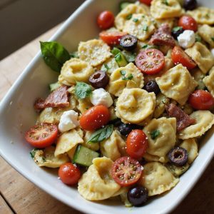 tuscan tortellini pasta salad