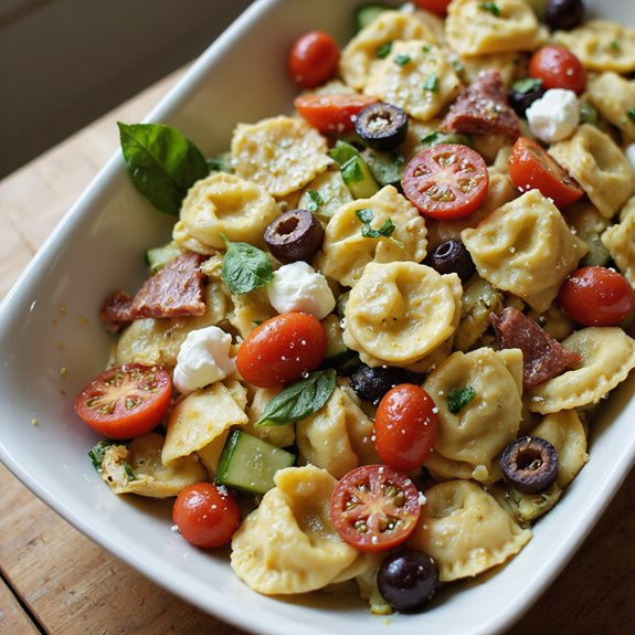 tuscan tortellini pasta salad