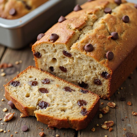 vegan chocolate chip banana bread