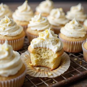 zesty lemon cupcake instructions