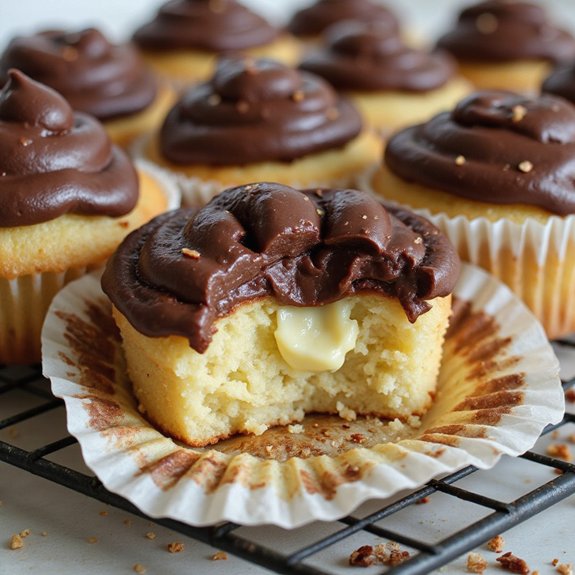 boston cream pie cupcakes