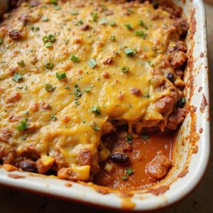 cheesy beef enchilada dip
