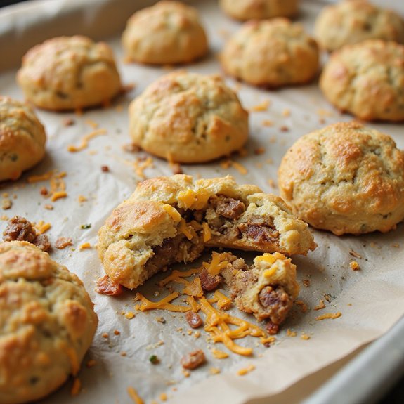 cheesy sausage ball party