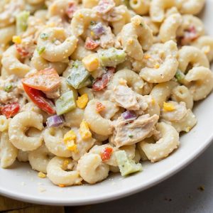 cold creamy chicken pasta