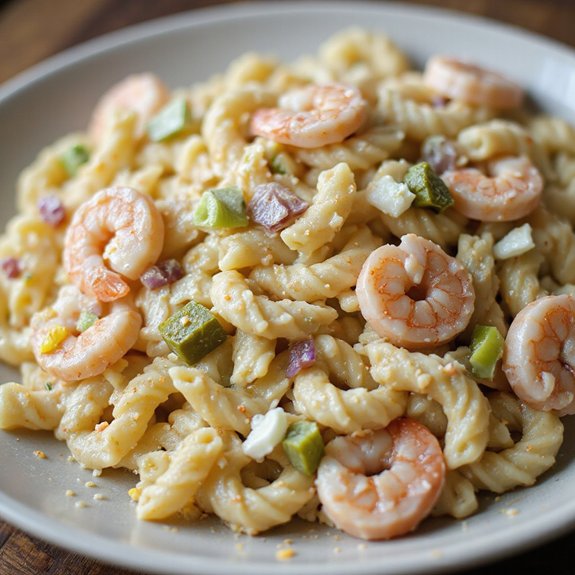 cold shrimp pasta salad