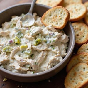 creamy chilled chicken spread