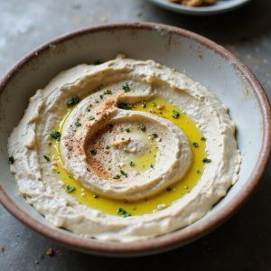 creamy spiced chickpea spread