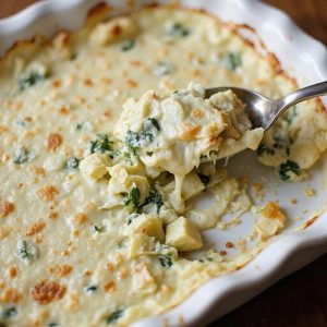 creamy spinach artichoke warm dip