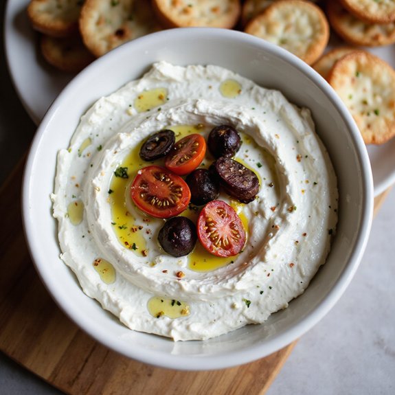 creamy tangy herbed feta