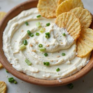 creamy tangy savory chip dip