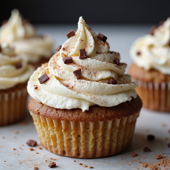 espresso tiramisu flavored cupcakes