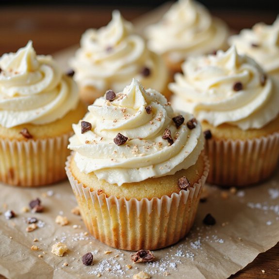 mini ricotta filled pastry cupcakes