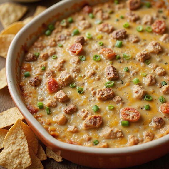 processed velveeta sausage dip