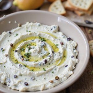 savory olive spread with herbs