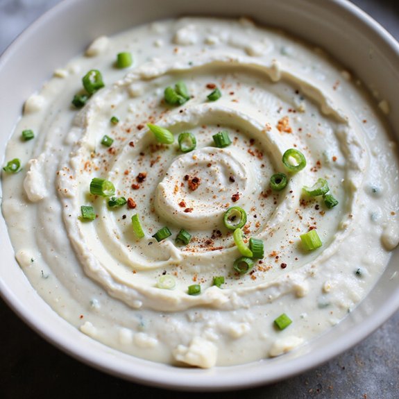 savory scallion flavored creamy dip