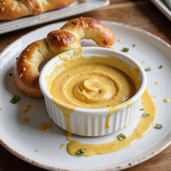 sweet tangy pretzel dipping sauce