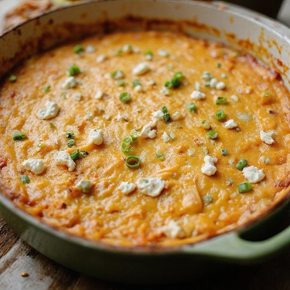 Oven Buffalo Chicken Dip with Rotisserie Chicken