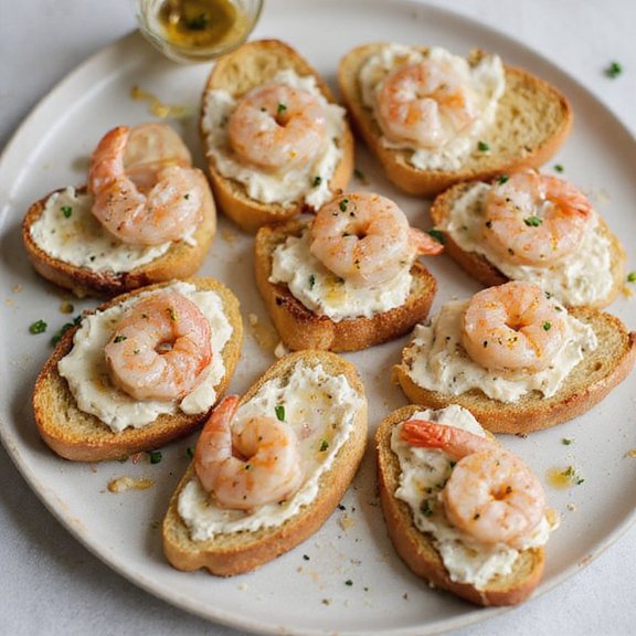 Shrimp Crostini Appetizers