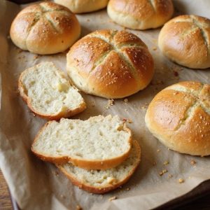 Sourdough Hamburger Bun Recipe