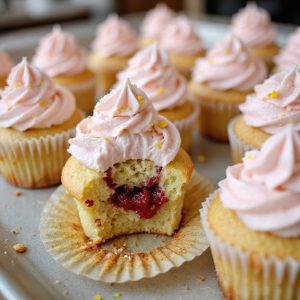 Strawberry Lemonade Cupcakes