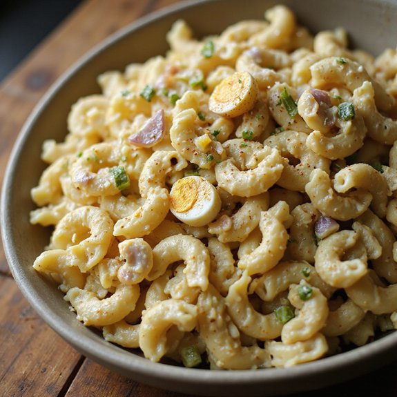 amish mustard macaroni salad