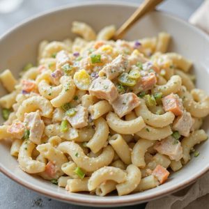 chicken macaroni egg salad