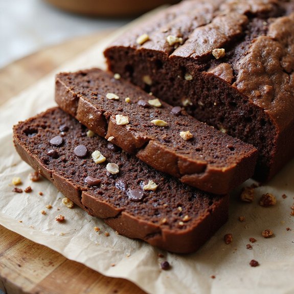 chocolate banana quick bread