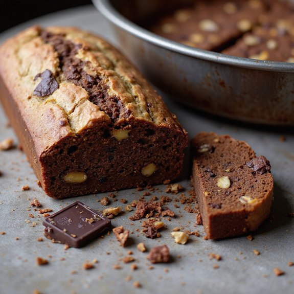 chocolate orange spiced banana bread