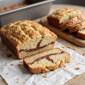 cinnamon strudel banana bread