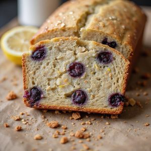 citrus blueberry banana loaf