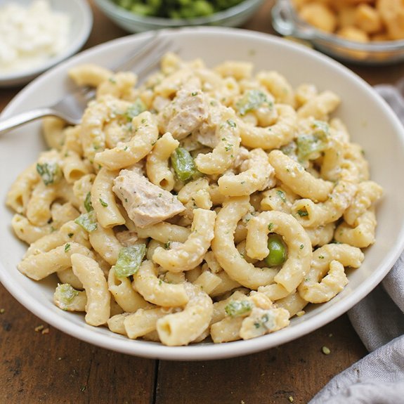 classic creamy tuna macaroni