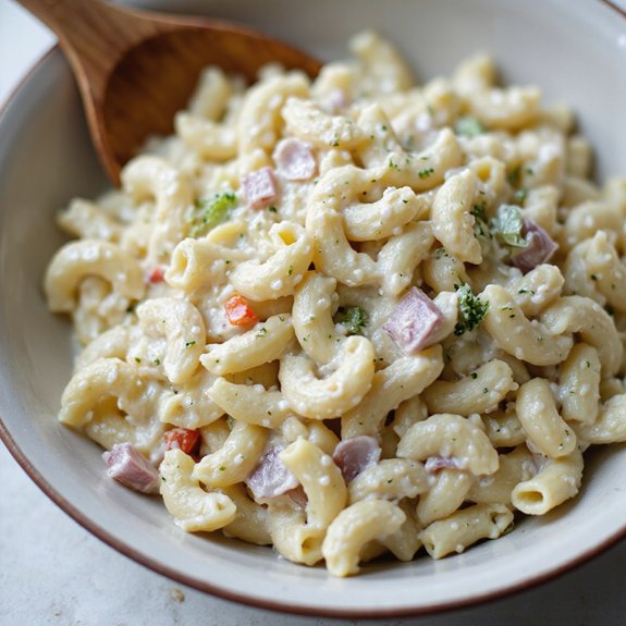 creamy dill macaroni salad