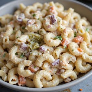 creamy vegan macaroni salad