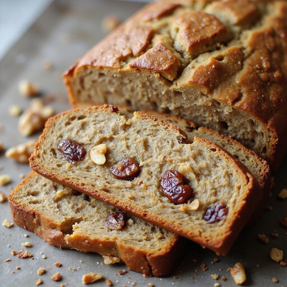 date and walnut banana bread