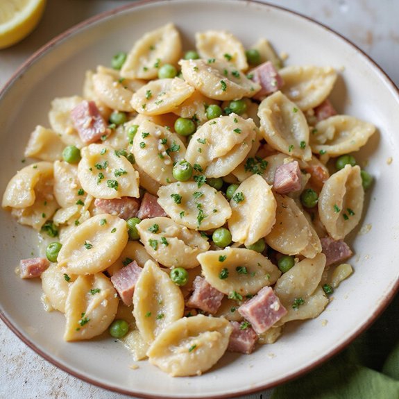ham and pineapple pasta