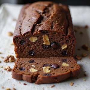 mocha banana espresso loaf