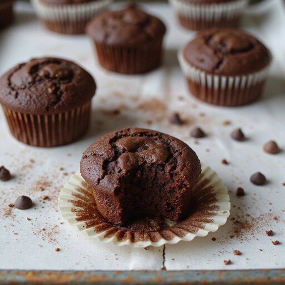 moist chocolate zucchini cupcakes